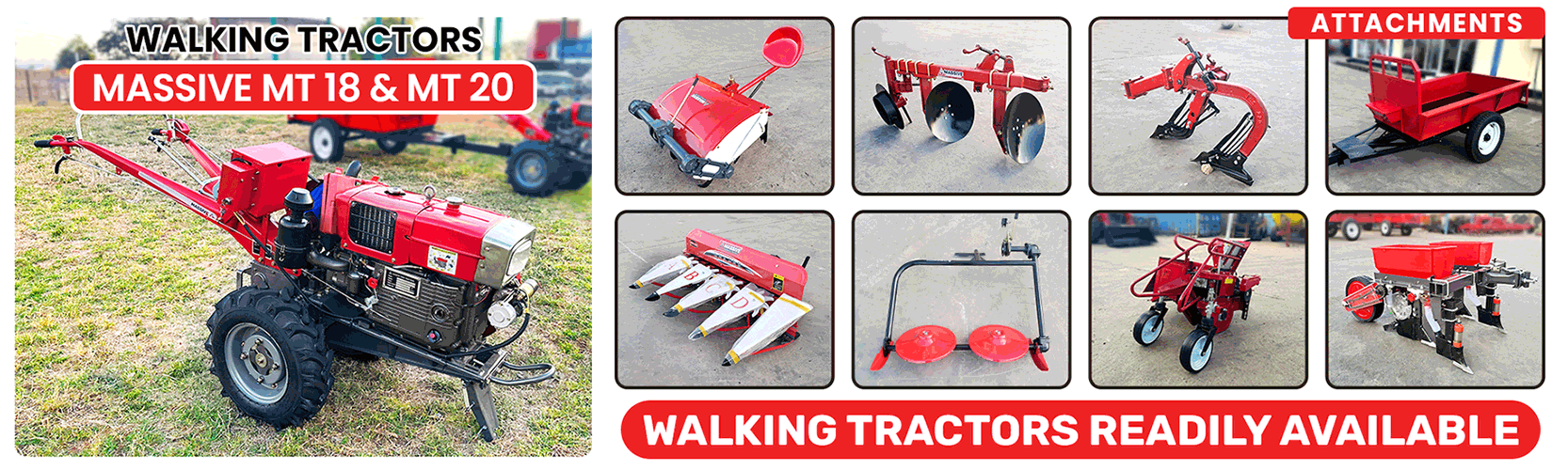Walking Tractors for Sale in Zambia